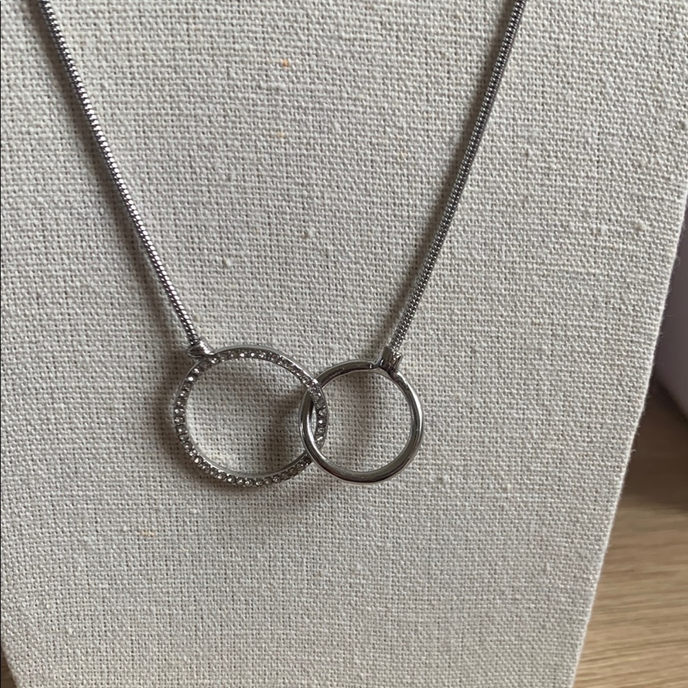 Loft Silver Interlocking Necklace - image 2